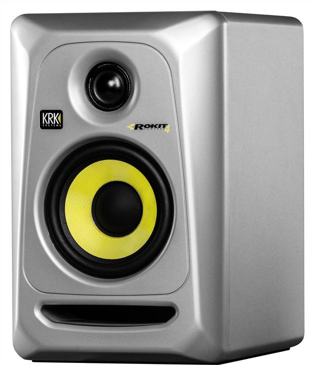Actual product image KRK Rokit 4 G3 Silver (Active, 1 pc., 1x 30 W)
