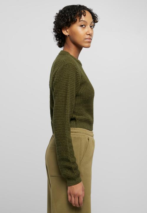 Produktbild Urban Classics Ladies Short Waffle Sweater (3XL)