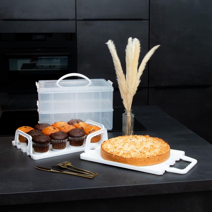 Actual product image Intirilife Kuchen Cupcake Transportbox