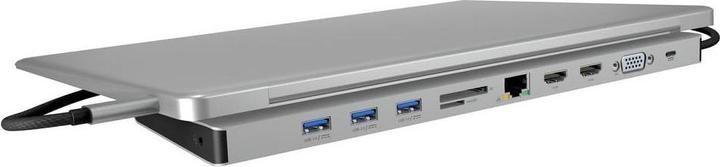 Produktbild Icy Box IB-DK2106a-CPD (USB-C, 7 Ports)