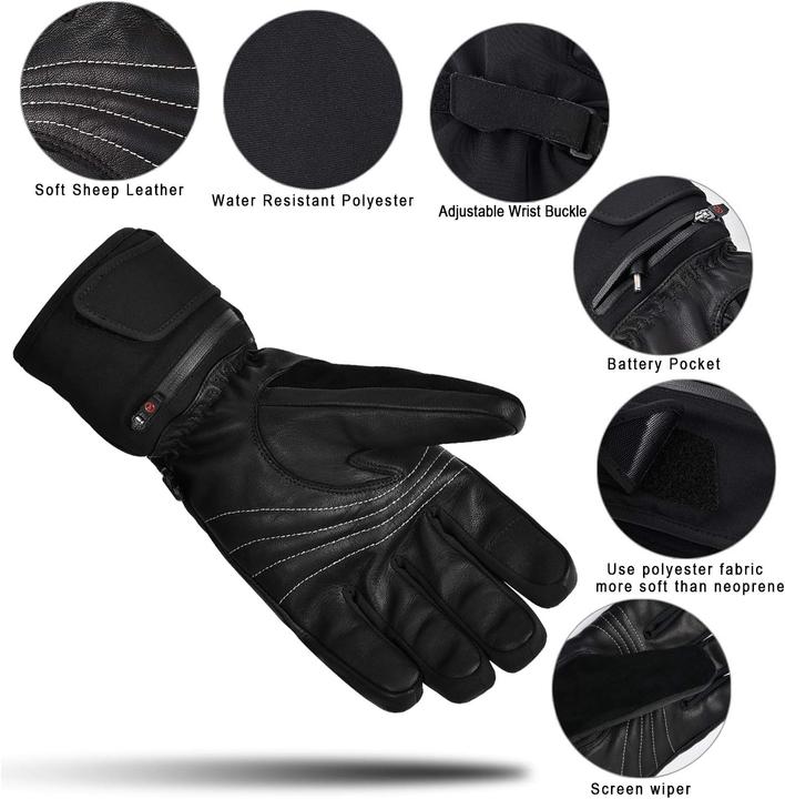 Actual product image Snow Deer Beheizbare Handschuhe (L)