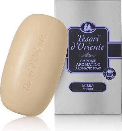 Actual product image Tesori d'Oriente Aromatic Solid Soap Myrrh 125 Grams (Soap lotion)