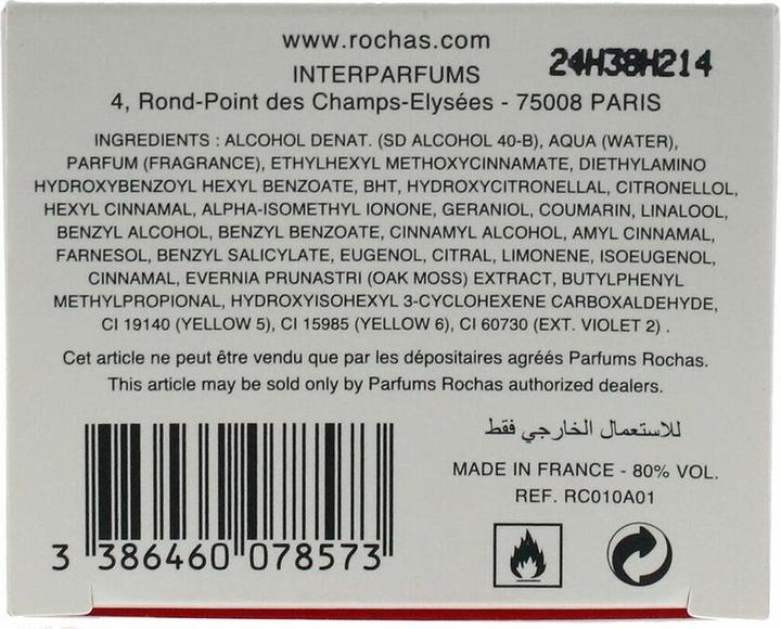 Nährwerte und Zutaten Rochas Madame (Eau de Toilette, 100 ml)