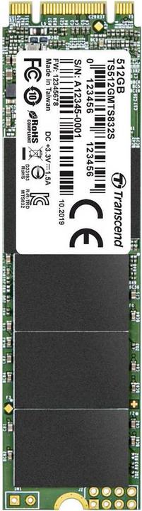 Immagine prodotto Transcend SSD interno M.2 SATA 2280 832S (512 GB, M.2 2280)