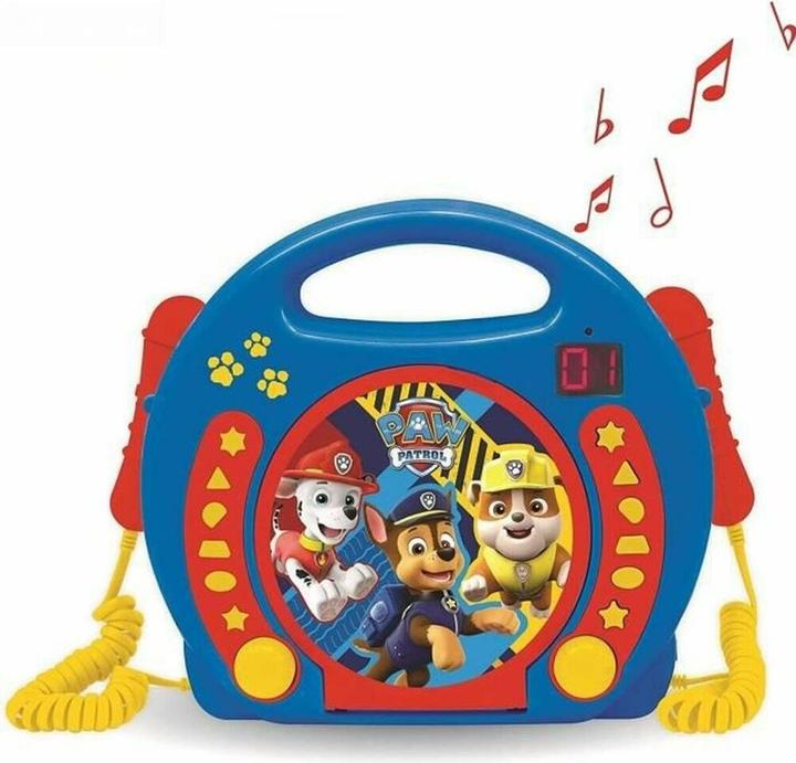 Actual product image Lexibook CD Player with Microphones Paw Patrol