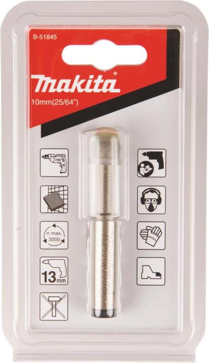 Productafbeelding Makita B-51845 Diamantboor voor keramische tegels 10 mm (10 millimeter)