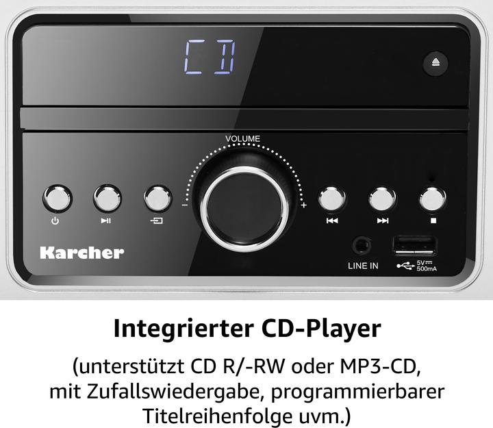 Image du produit Karcher DAB 4500CD (DAB+ DAB, FM, Bluetooth)