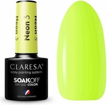 Produktbild Claresa Neon UV-Nagellack 5ml - 3er-Pack