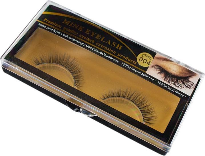 Actual product image JTI Luxurious false eyelashes made from mink fur - #004 (Artificial eyelashes)