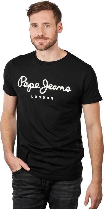 Produktbild Pepe Jeans Original Stretch T-Shirt Short Sleeve Black (XL)