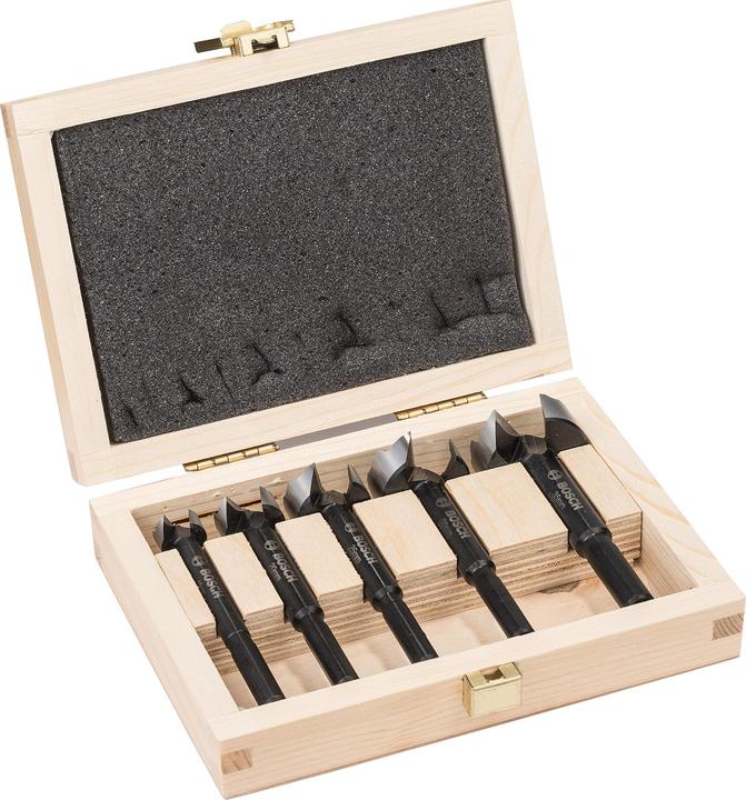 Bosch Professional Zubehör Cartouche de forage Forstner (15, 20, 25, 30, 35 mm)