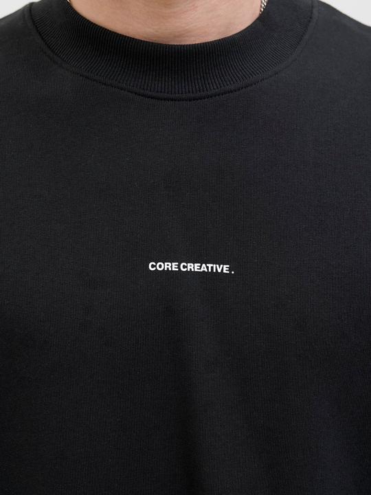 Actual product image Jack & Jones Jcoinfinity Print Back Sweat Ss (L)