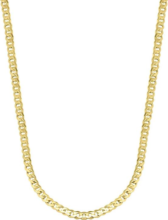 Candy Panzer-Halskette Hemera 3.3 mm, 925 Sterling Silber, vergoldet (18k vergoldet, 925 Sterling Silber, 925er Sterlingsilber, 45 cm)
