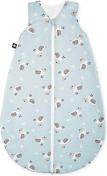 Julius Zöllner Jersey Sommerschlafsack - Schnecke (62 cm, 0.5 TOG)