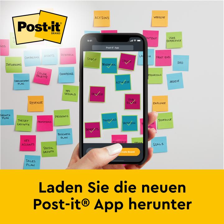 Produktbild Post-it Super Sticky Flipchart stellbar (50 x 60 cm)