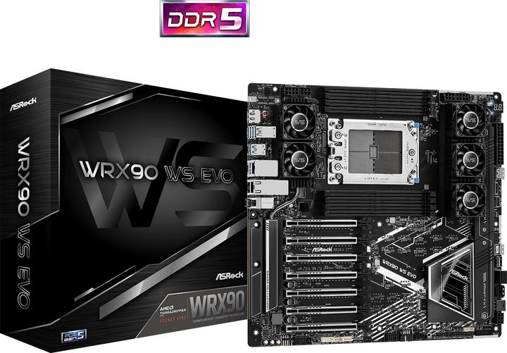 Actual product image AsRock WRX90 WS EVO (sTR5, AMD WRX90, E-ATX)