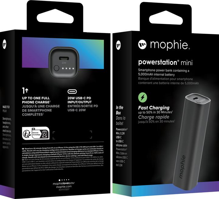 Immagine prodotto mophie Stazione elettrica (5000 mAh, 20 W, 20 Wh)