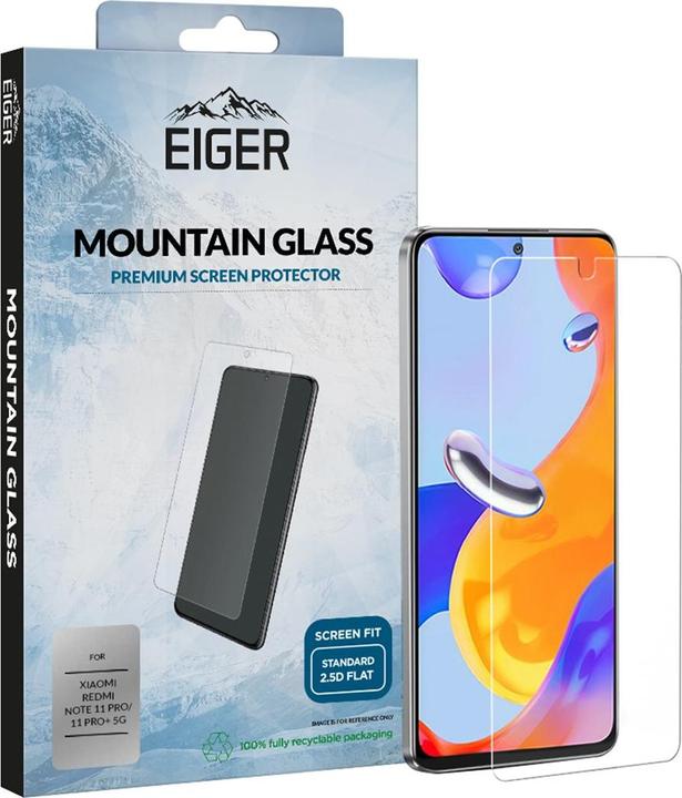 Produktbild Eiger Mountain Glass Clear (1 Stück, Xiaomi Redmi Note 11 Pro)