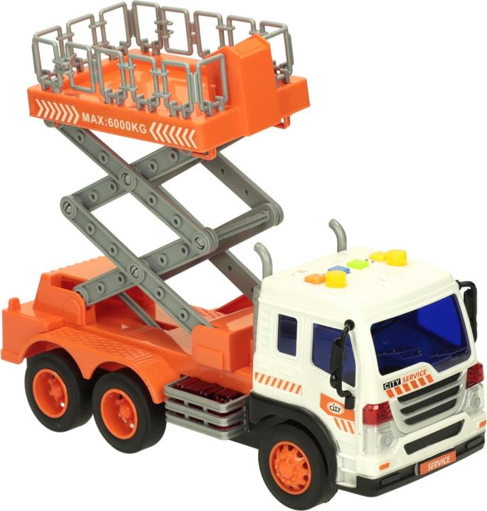 Actual product image Lorry with aerial work platform with light and sound