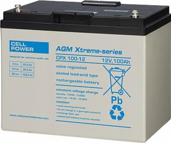 Actual product image Cellpower CPX 100-12 (12 V, 100 Ah)