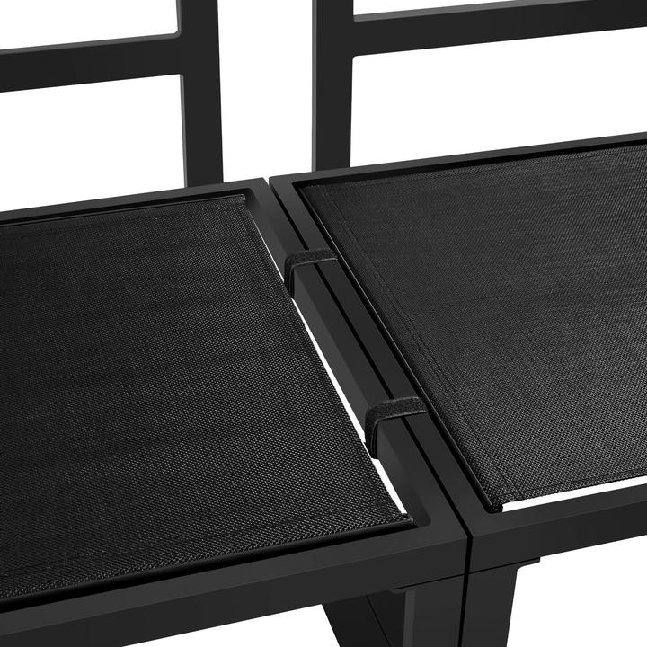 Produktbild tectake Garten-Lounge-Set Eliar, 4-teilig, mit Aluminiumgestell