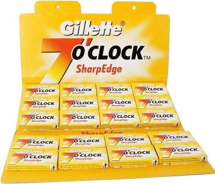 Image du produit Gillette Lames de rasoir 7 O'Clock Double Edge - 5 pièces (100 x)