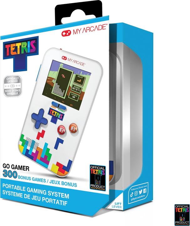 Actual product image MyArcade My Arcade DGUNL-7029 Tetris Go Gamer Classic Handheld Portable Video Game System (301 GAMES IN 1)
