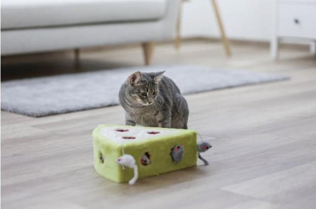 Produktbild Kerbl Sisalspielzeug CHEESY 28 x 28 x 10 cm (Beschäftigungsspielzeug Katze)