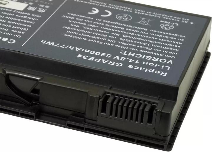 Produktbild AccuCell Akku für Acer TravelMate 5520/ 5220/ 7220/ Typ CONIS72 5200mAh - 14,8V - 5200 mAh (5200 mAh)