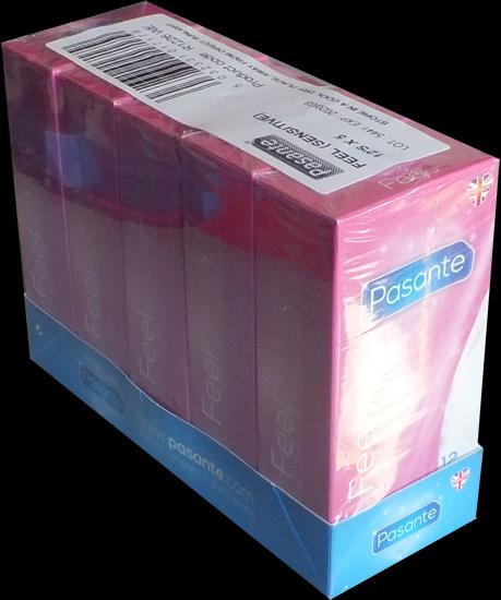 Actual product image Pasante Feel" (value pack!) 5x12 true-feeling condoms for sensitive lovers (60 pcs.)