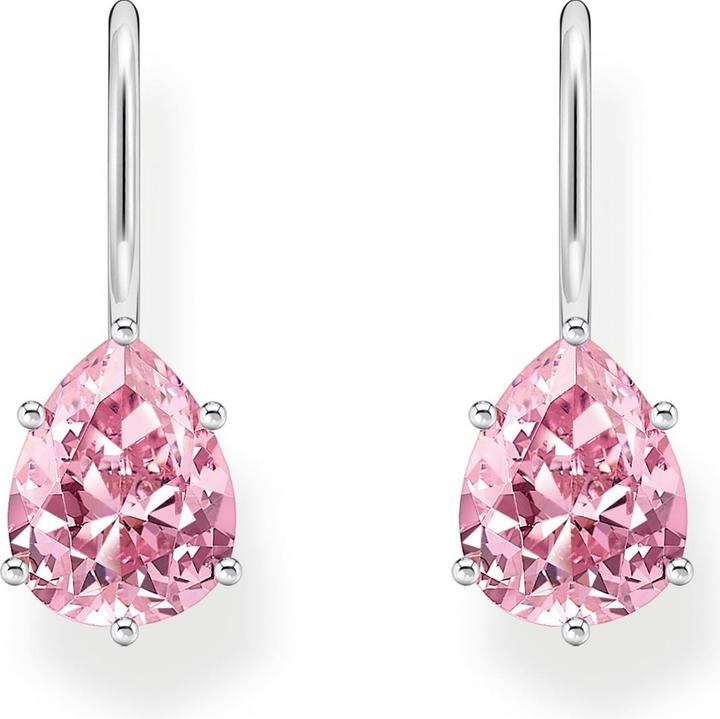 Image du produit Thomas Sabo Boucles d'oreilles avec goutte de zircon rose Argent (Argent 925)