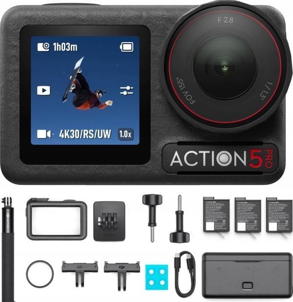 DJI Osmo Action 5 Pro Adventure Combo (120p, Wi-Fi, Bluetooth)