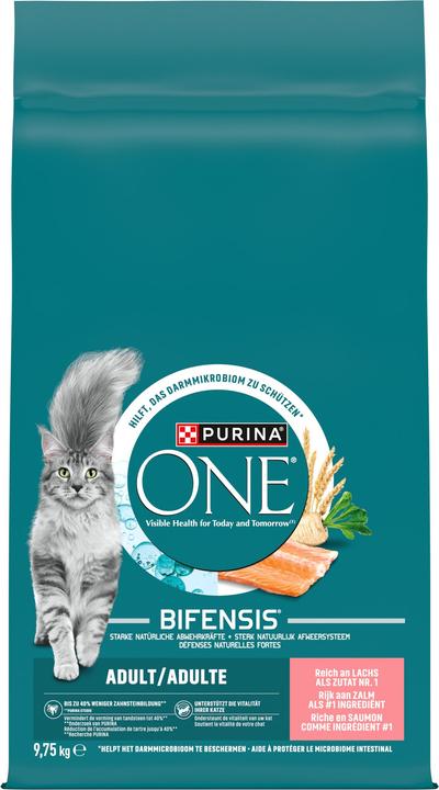 Produktbild Purina ONE Adult Lachs & Vollkorn (Adult, 1 Stk., 9750 g)
