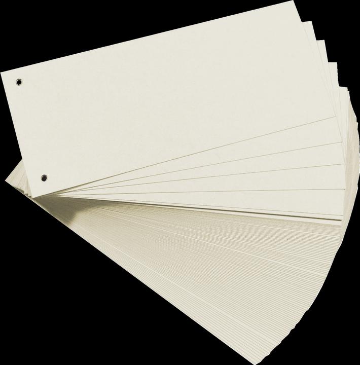 Herlitz Dividers 10.5 x 24 cm, 100 pcs. - white