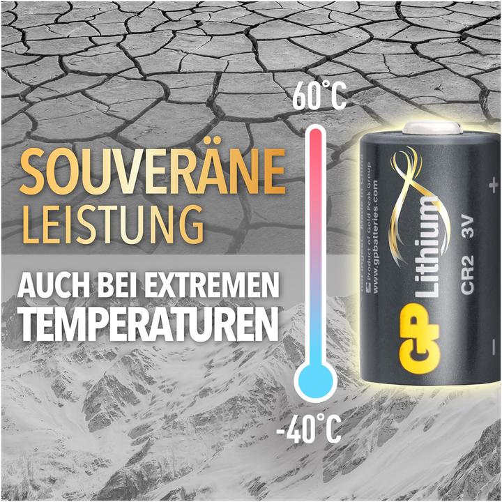 Productafbeelding GP Batteries Batterijen (1 Pcs., CR2, 750 mAh)