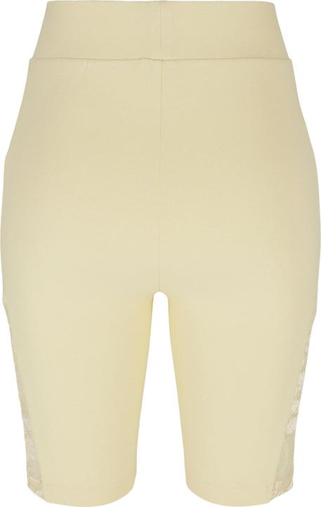 Actual product image Urban Classics Ladies High Waist Lace Inset Cycle Shorts - 16956 (4XL)