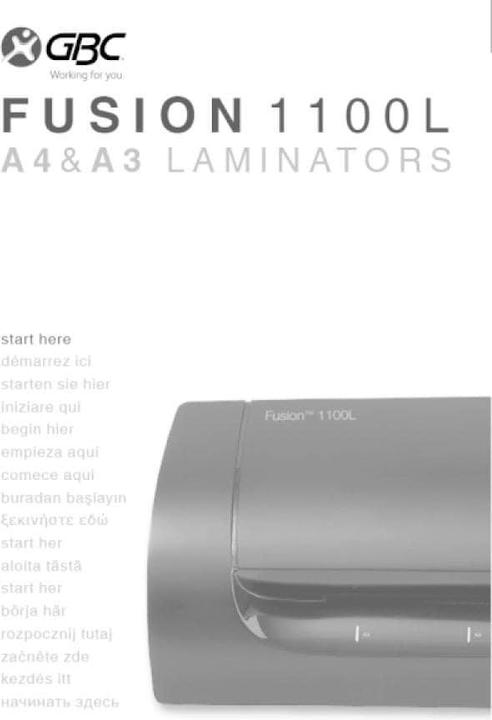 Produktbild GBC Fusion 1100L (75 - 125 µm, A3)