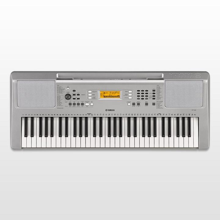 Image du produit Yamaha Clavier YPT-360 Argent incl. (61 Boutons)