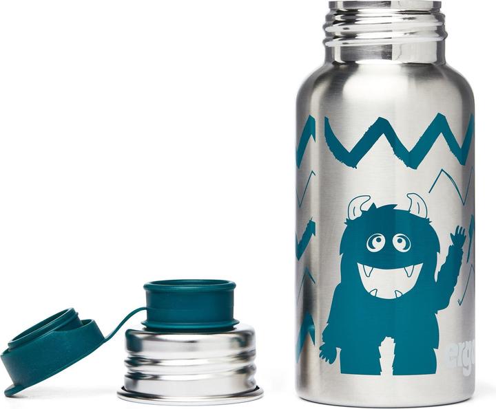 Actual product image Ergobag Stainless Steel Drinking Bottle Monster (0.50 l)