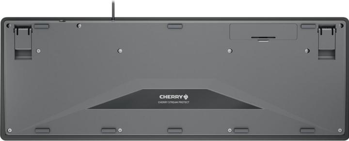 Produktbild CHERRY TAS STREAM PROTECT KEYBOARD Corded DE-Layout schwarz (DE, Kabelgebunden)