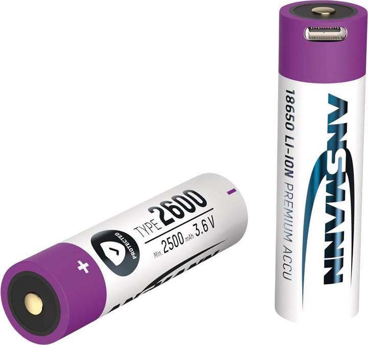 Actual product image Ansmann Li-Ion 18650 (1 pcs., 18650, 2600 mAh)