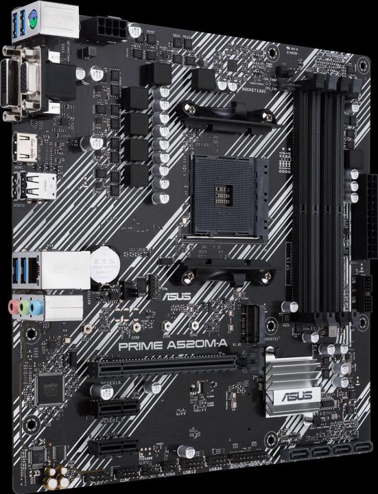 ASUS PRIME A520M-A II/CSM (AM4, AMD A520, mATX)