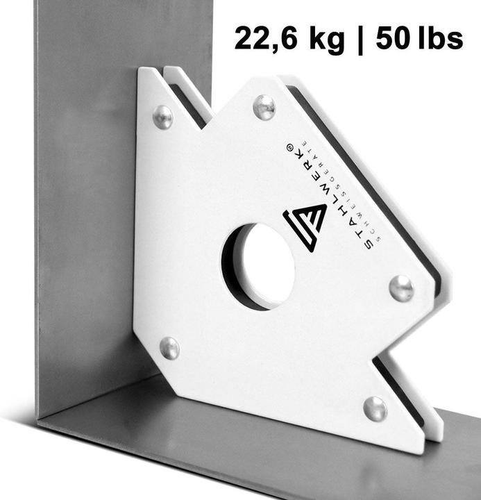 Actual product image Stahlwerk 2 Ã— magnetic angle welding angle 22.6 kg / 50 lbs