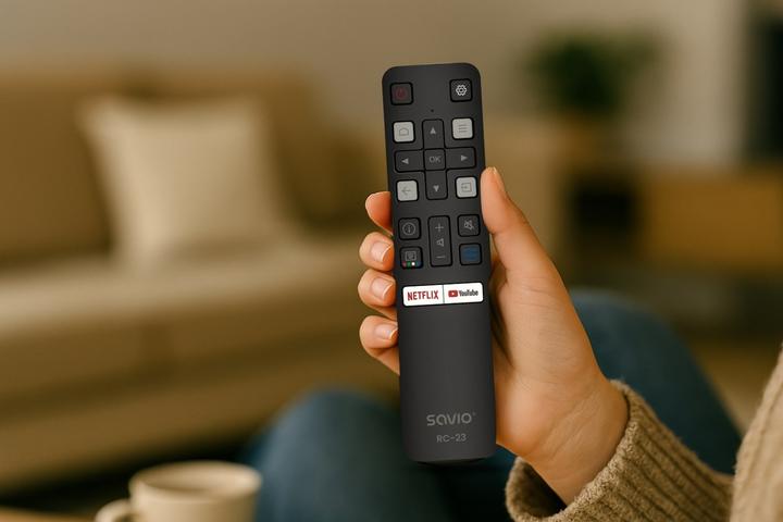 Produktbild Savio RC-23 Universelle / Ersatz-Fernbedienung für TCL-Fernseher (Universal Fernbedienung, Infrarot)