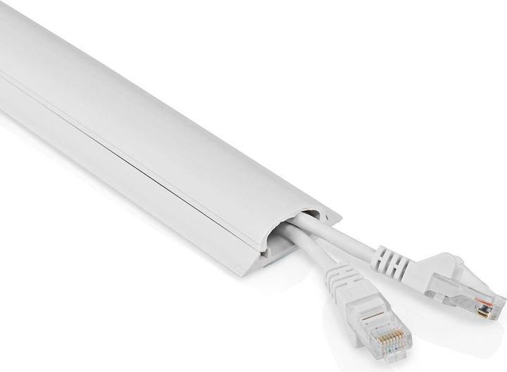 Produktbild Nedis Kabelmanagement | Röhre | 1 Stück | max. Kabeldicke: 16 mm | PVC | Weiss (Kabelkanal, 150 cm)