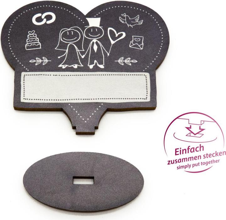 Produktbild familiawedding 10 Tischkarten zur Hochz