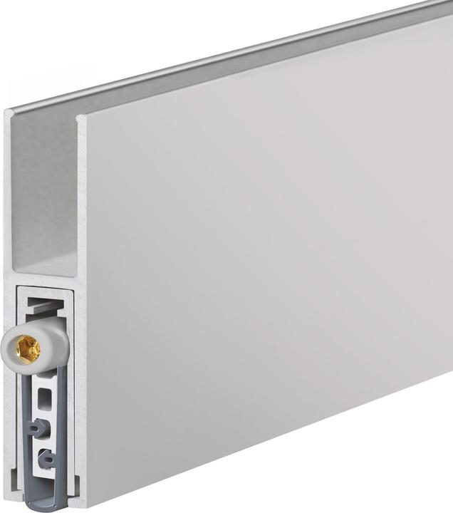 Actual product image Planet Door seal KG-F8 narrow 1-sided Length 709 mm Aluminium silver anodised Glass doors