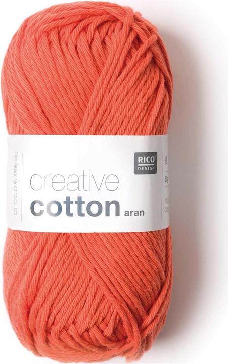 Actual product image Rico Design Wool Creative Cotton Aran 50 g, Smokey Berry (85 m)