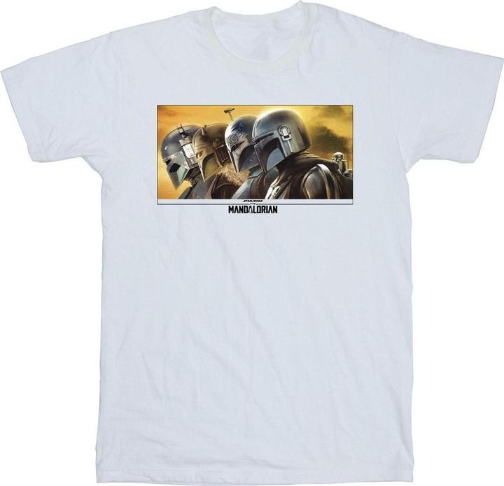 Star Wars The Mandalorian Painted Group TShirt (S)