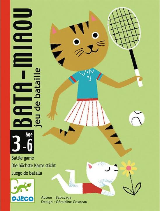 Immagine prodotto Djeco Gioco di carte Bata - Miaou (Tedesco, Francese, Italiano, Inglese)
